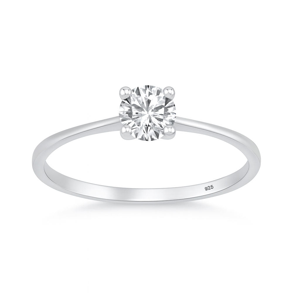 Lab Diamond Solitaire Ring - 5 mm (0.5 carat)