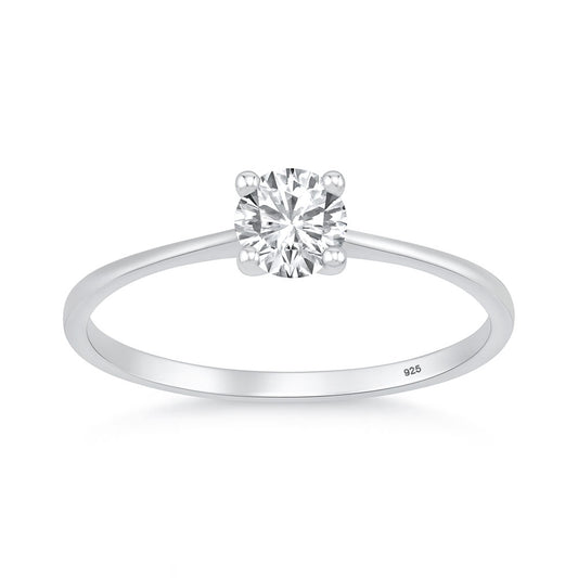 Lab Diamond Solitaire Ring - 5 mm (0.5 carat)