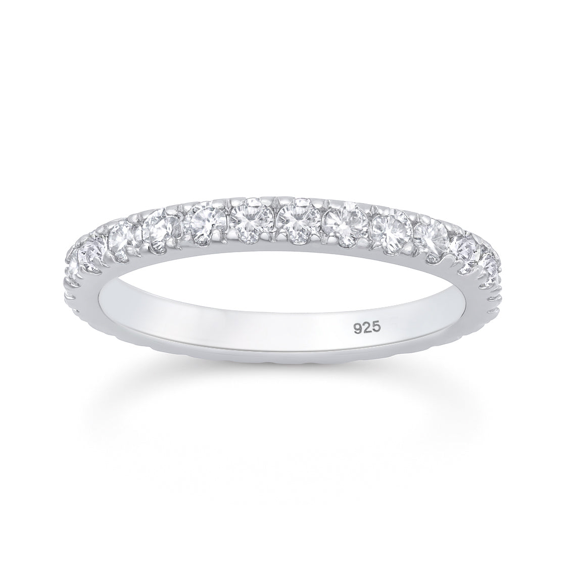 Lab Diamond Eternity Band Ring - 2 mm (1 carat)