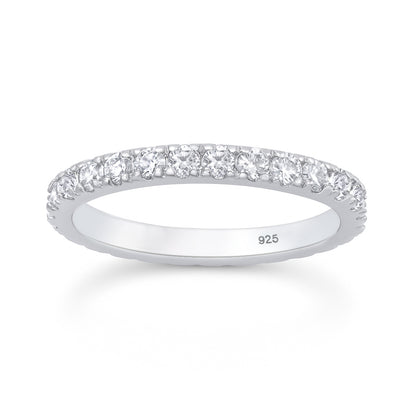 Lab Diamond Eternity Band Ring - 2 mm (1 carat)