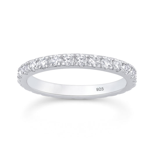 Lab Diamond Eternity Band Ring - 2 mm (1 carat)