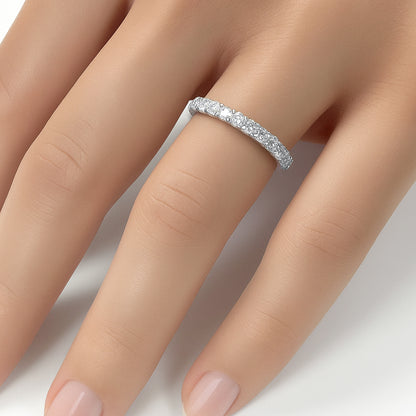 Lab Diamond Eternity Band Ring - 2 mm (1 carat)