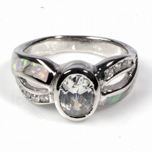 photo of Silver Lab Opal Ring