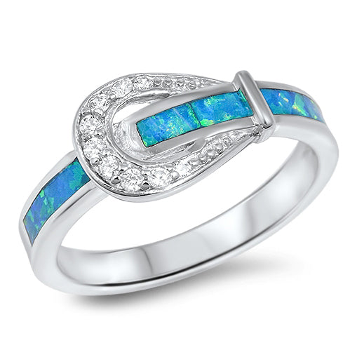 Silver Lab Opal Ring - Belt