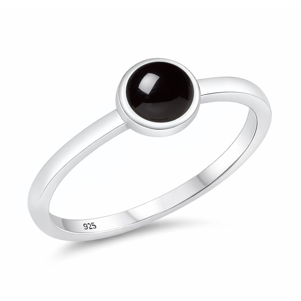 Silver Stone Ring