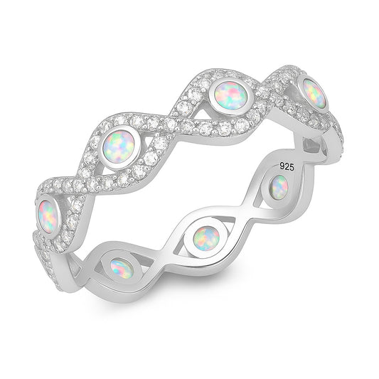 Silver Lab Opal - All Seeing Eyes