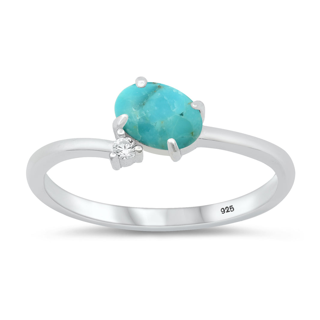 Silver Stone Ring