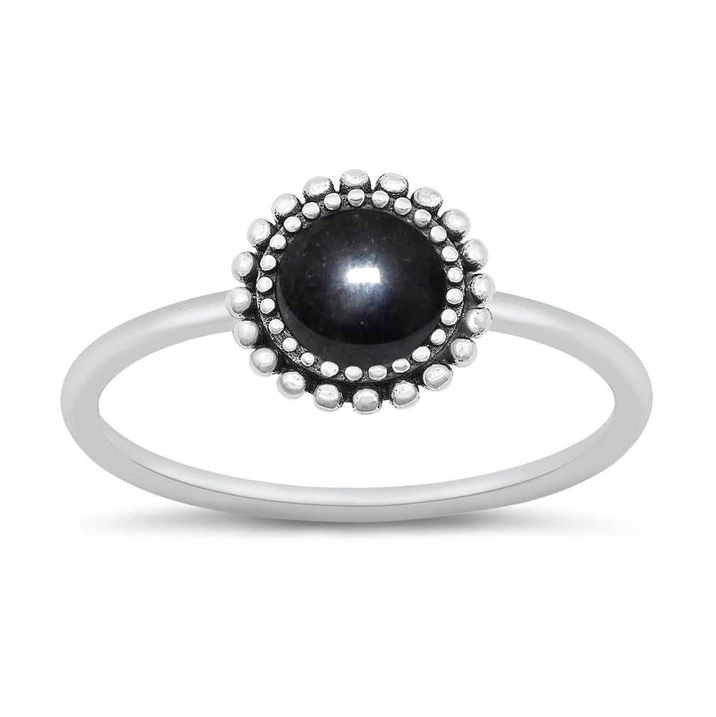Silver Stone Ring