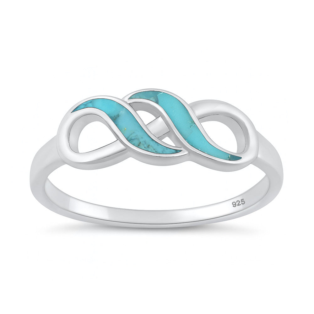 Silver Stone Ring - Infinity