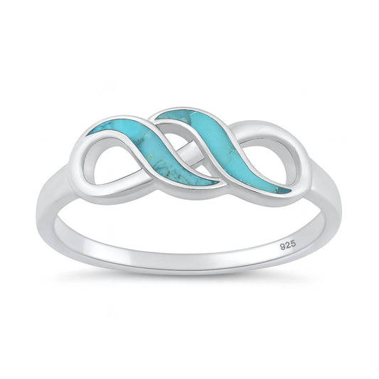 Silver Stone Ring - Infinity