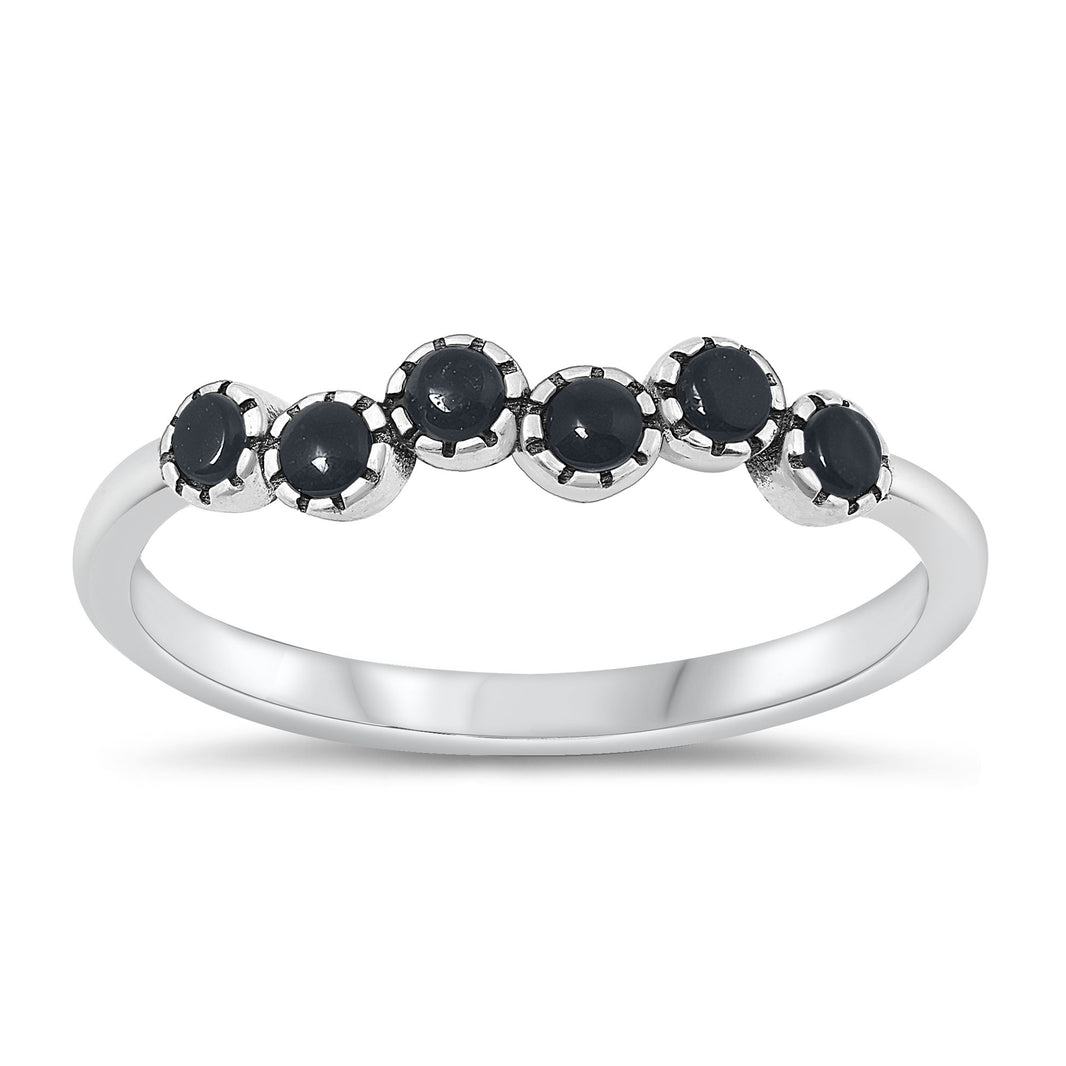 Silver Stone Ring