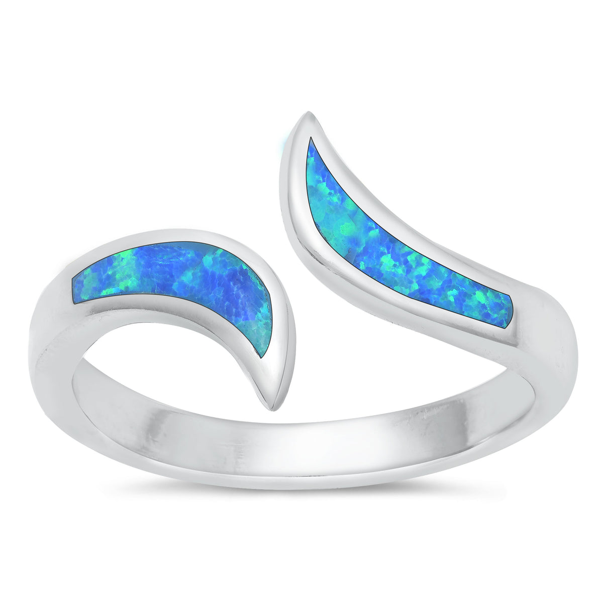 Silver Lab Opal Ring