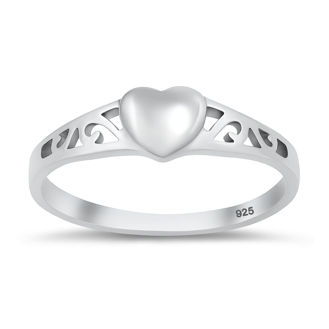 Silver Ring - Heart