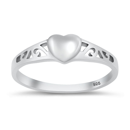 Silver Ring - Heart