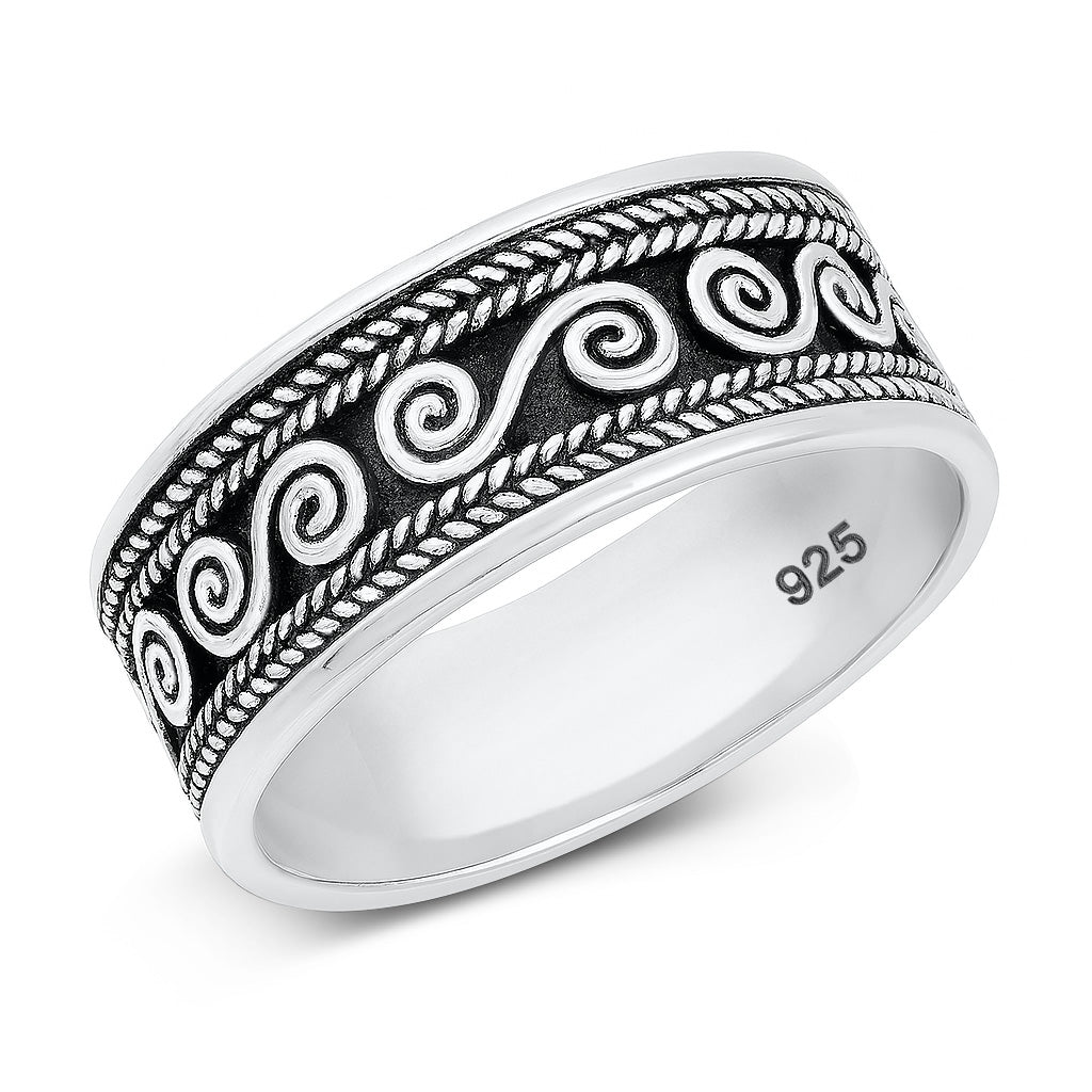 Silver Ring  Bali Design
