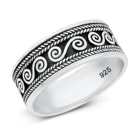 Silver Ring  Bali Design