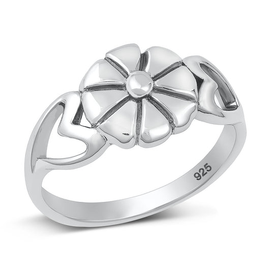 Silver Flower Ring