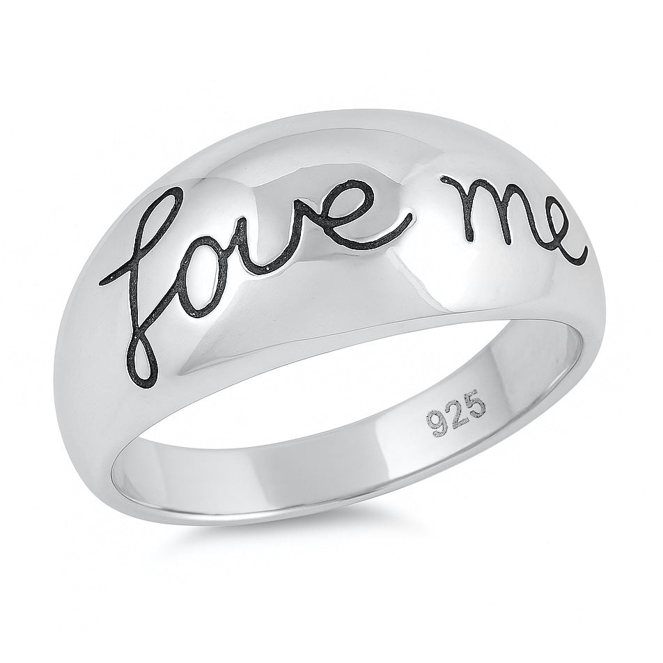 Silver Ring - Love Me