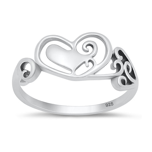 Silver Ring - Heart