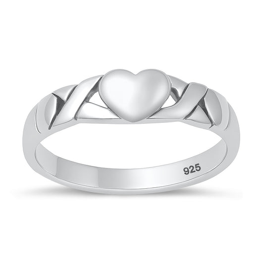 Silver Ring - Diamond Cut