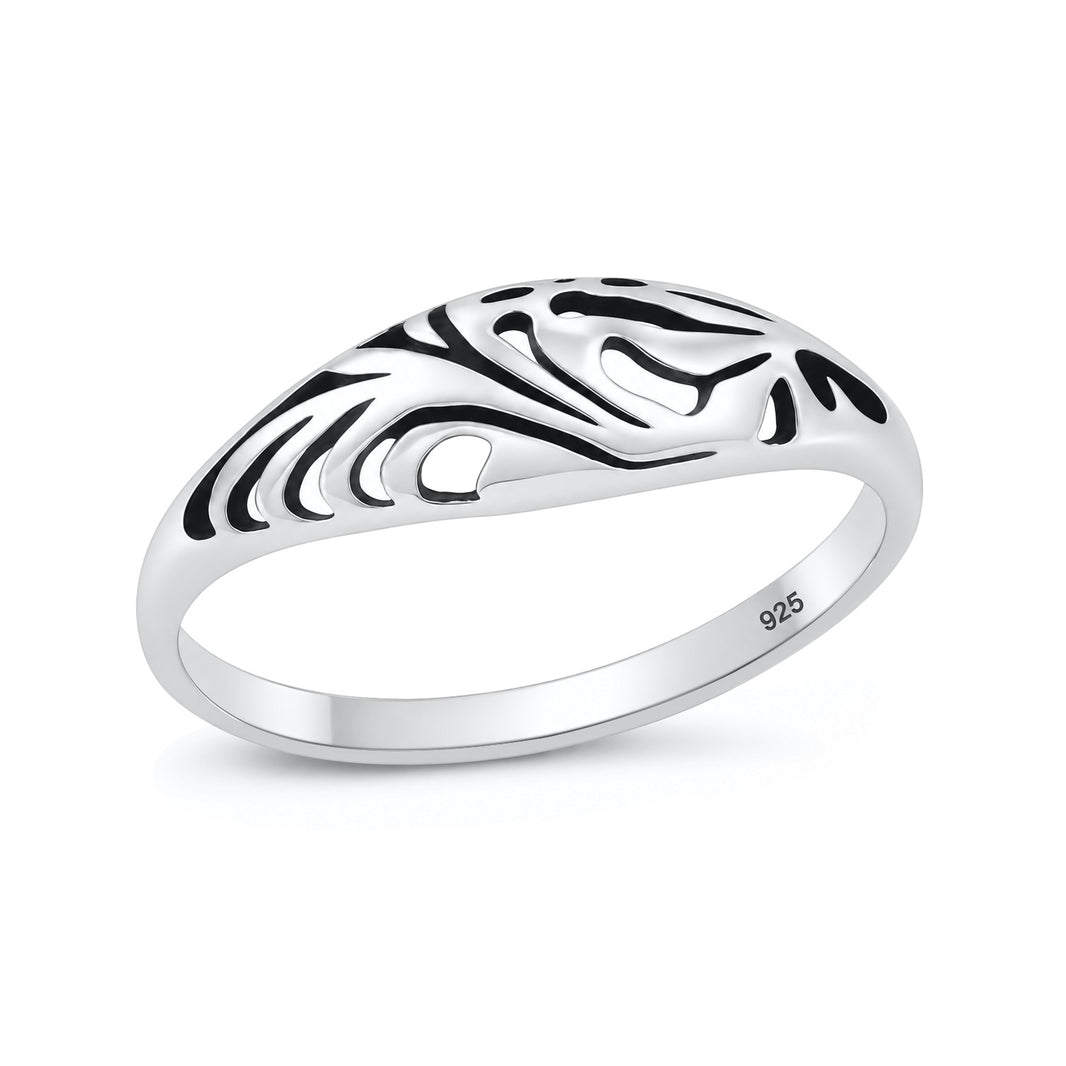 Silver Filgree Dome Ring