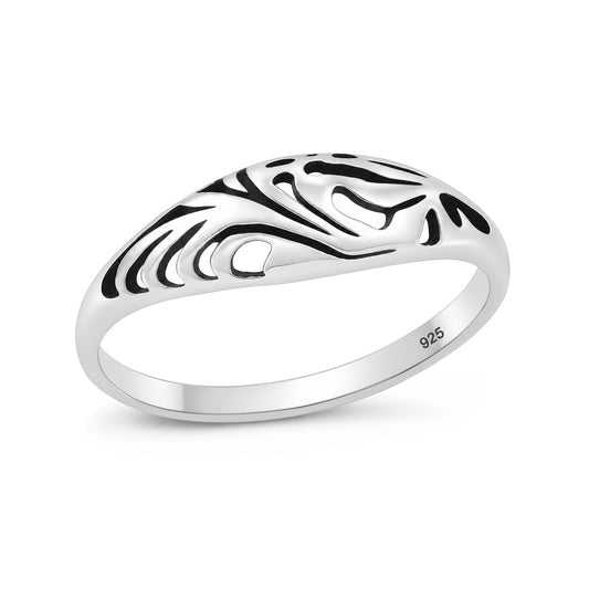 Silver Filgree Dome Ring