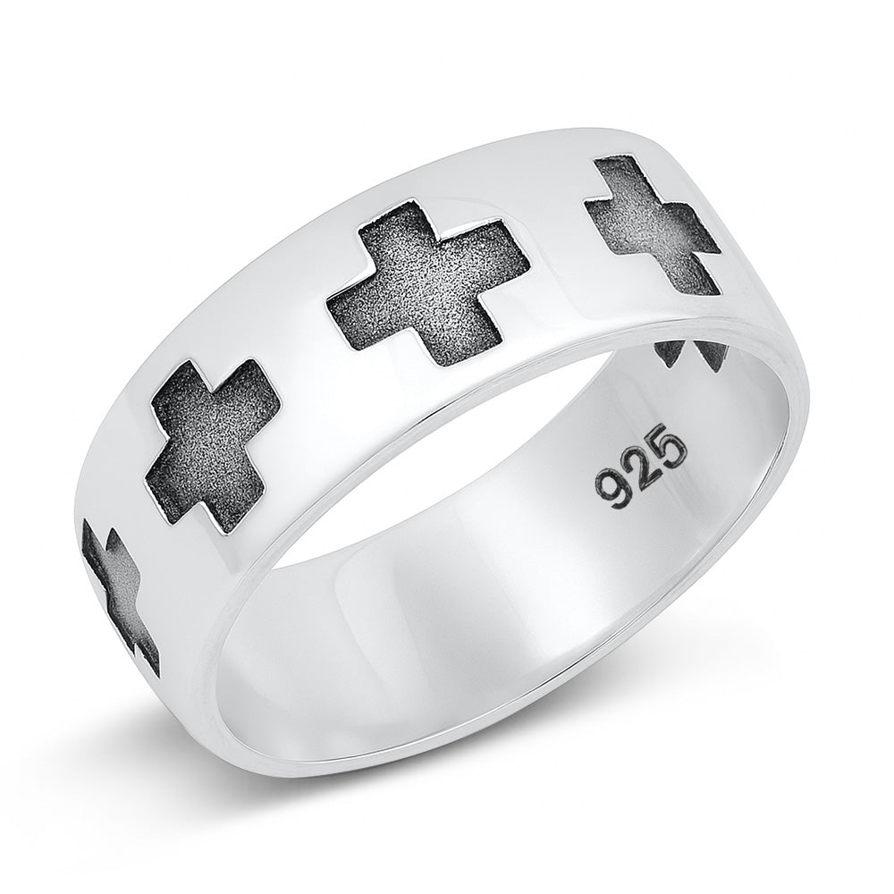 Silver Ring - Cross