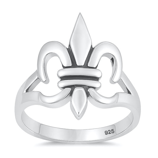 Silver Ring - Fleur De Lise