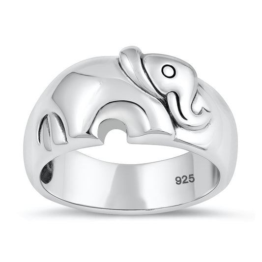 Silver Ring - Elephant
