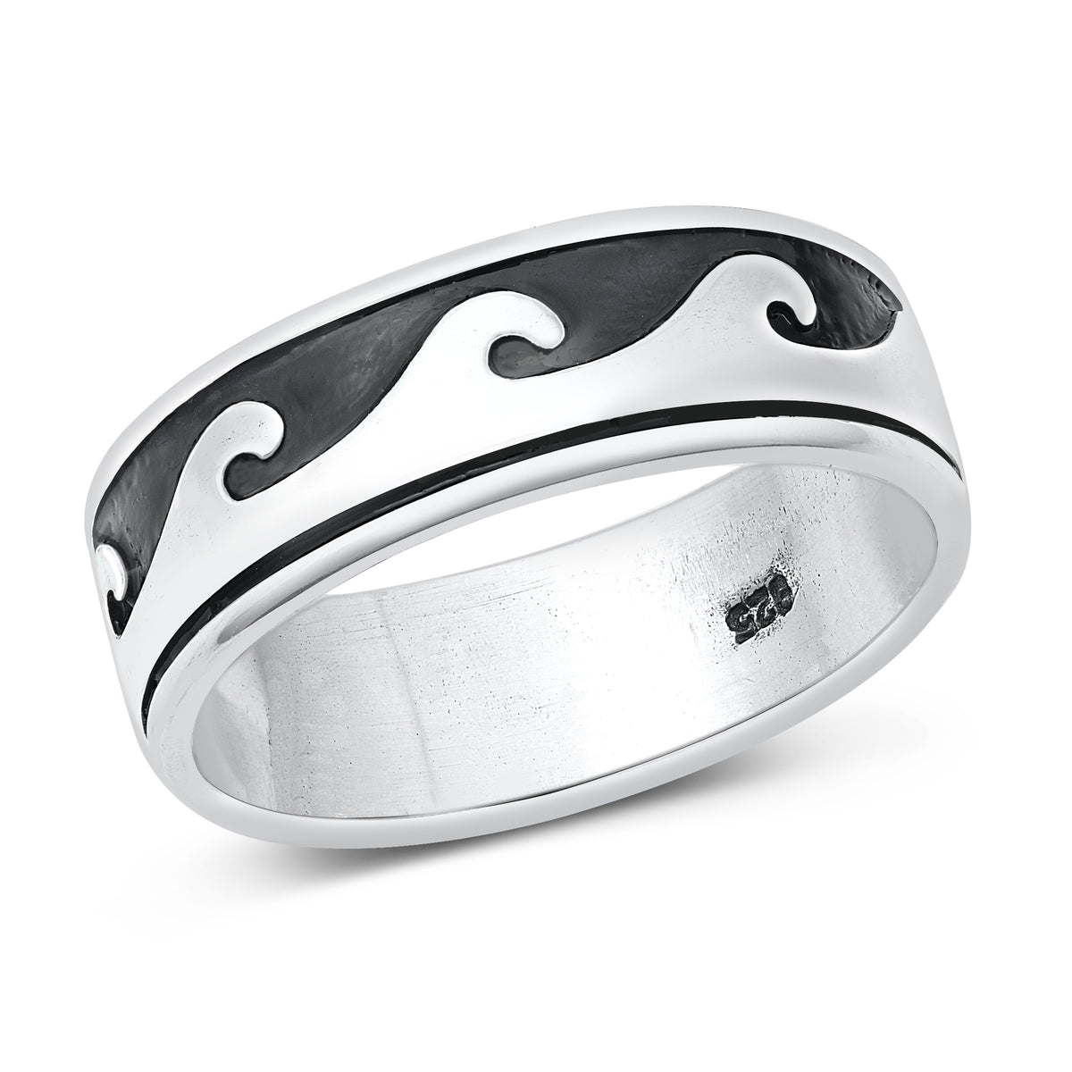 Silver Wave Ring