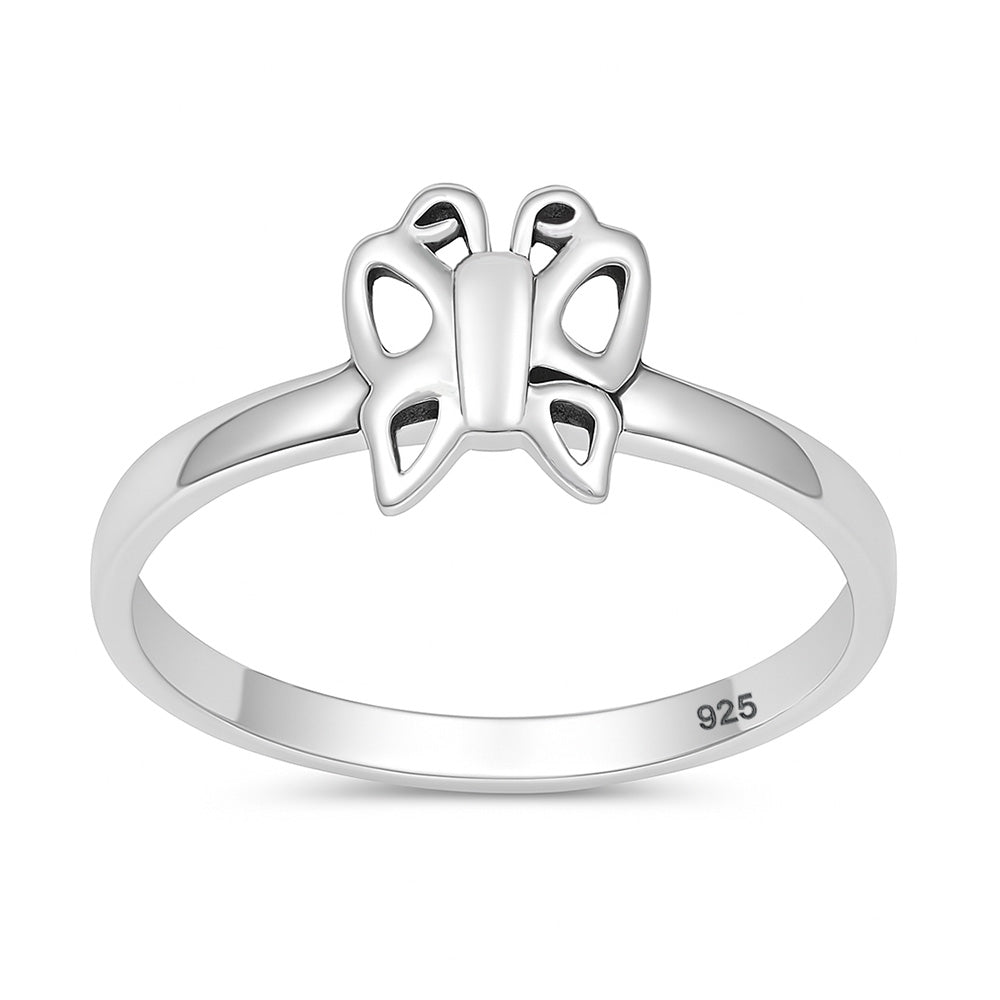 Silver Ring - Butterfly