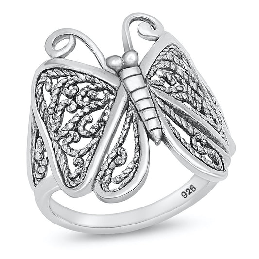 Silver Ring - Butterfly