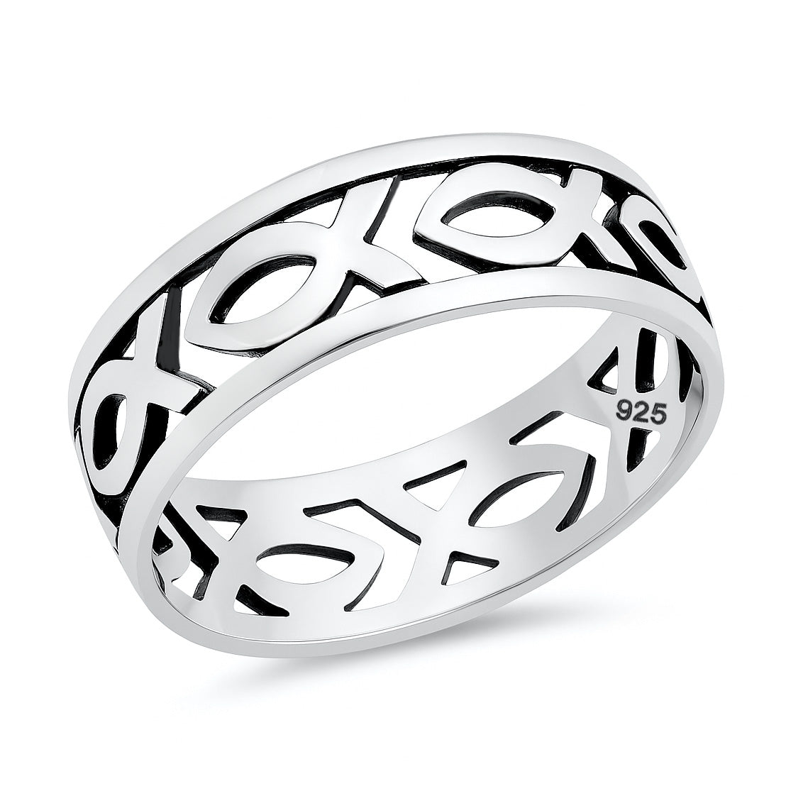 Silver Ring - Christian Fish