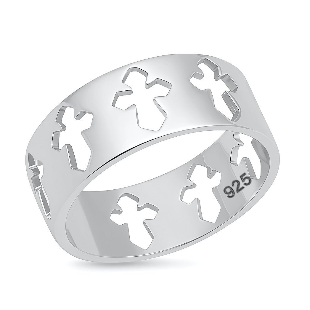 Silver Ring - Cross