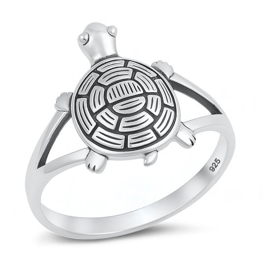 Silver Ring - Turtle