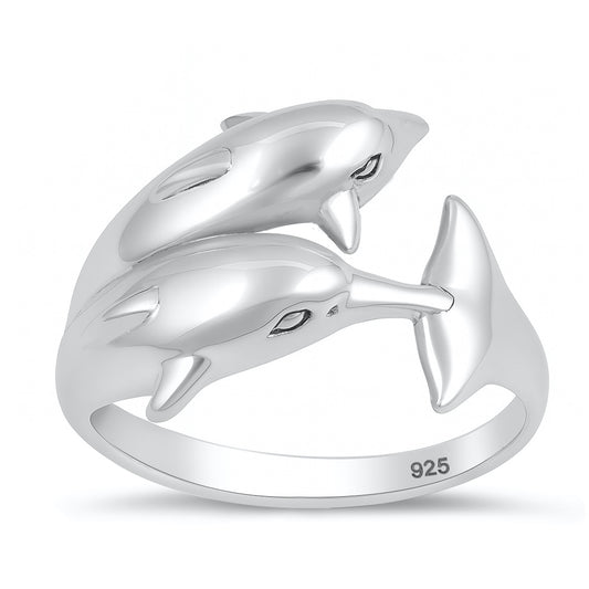 Silver Ring - Dolphin