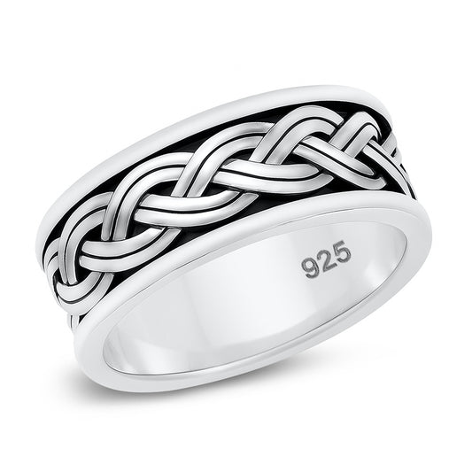 Silver Ring - Braided