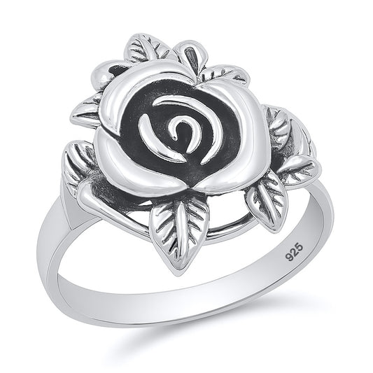 Silver Ring - Rose