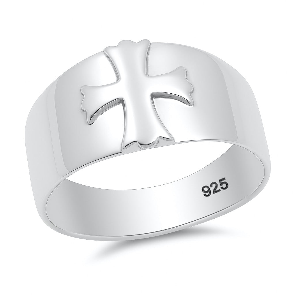 Silver Ring - Cross
