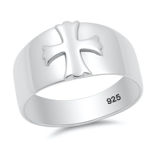 Silver Ring - Cross