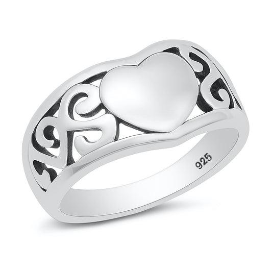 Silver Ring - Heart