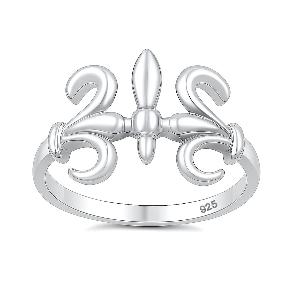 Silver Ring - Fleur-de-Lis