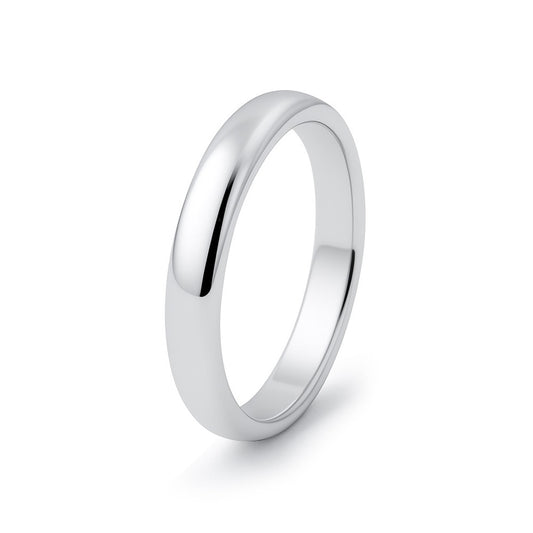 Silver Wedding Band - 3 mm