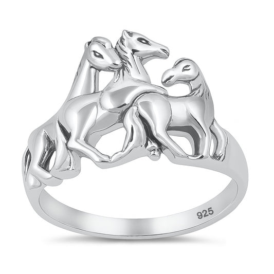 Silver Ring - Horse