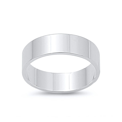 photo of Silver Ring - Cigar Band - 6 mm