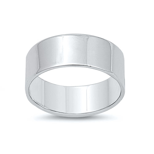 photo of Silver Ring - Cigar Band - 8 mm