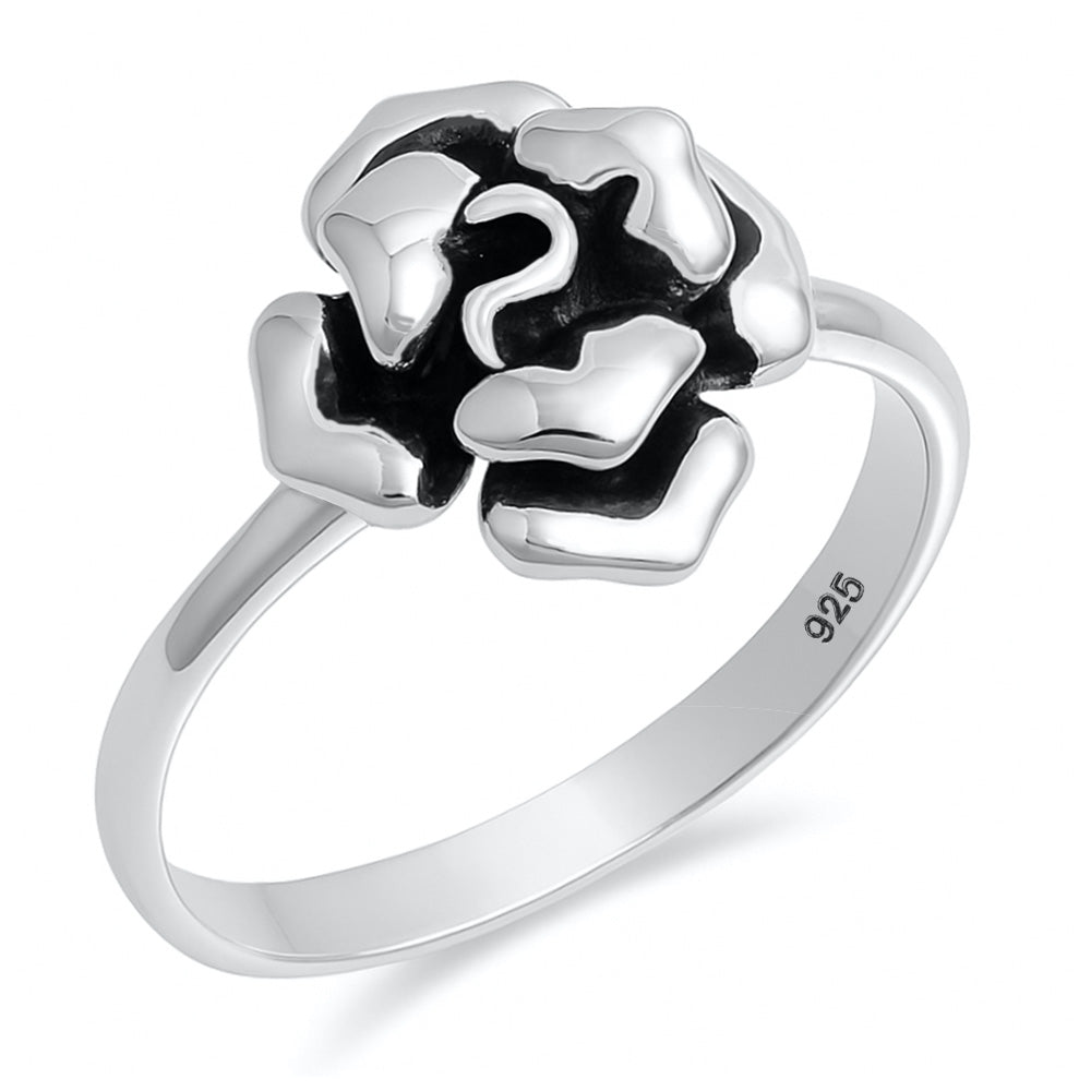 Silver Ring - Plumeria