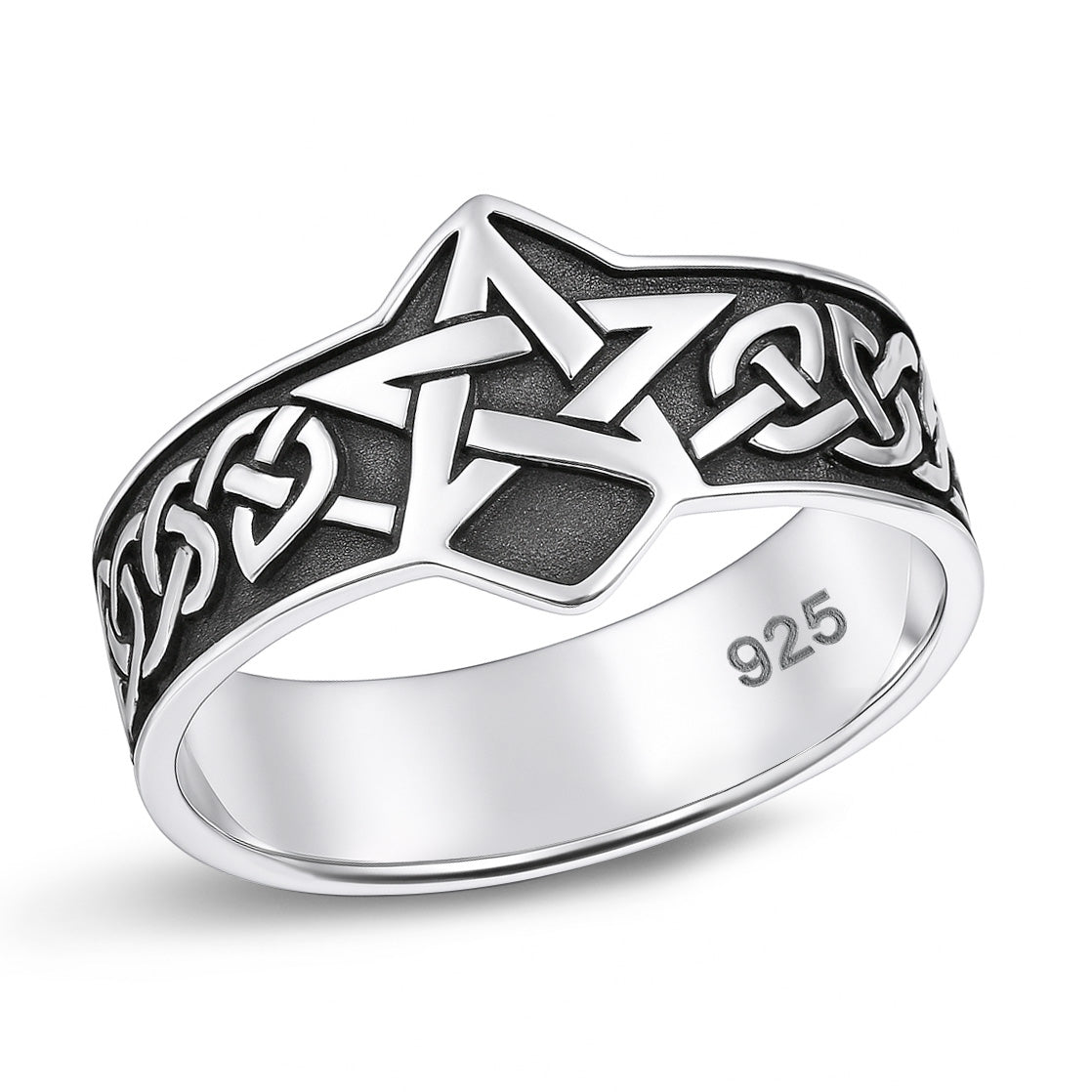 Silver Ring - Celtic Star