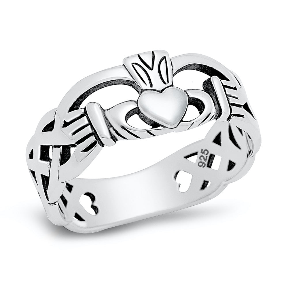 Silver Claddagh Ring