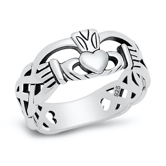 Silver Claddagh Ring